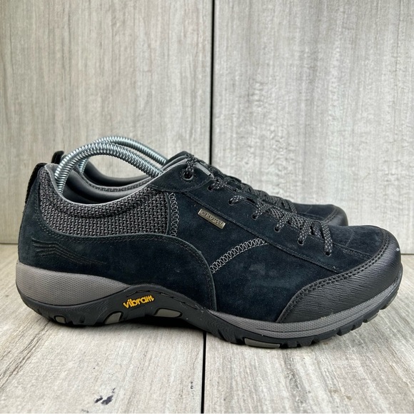 Dansko Paisley Black Leather Waterproof Lace Up Sneaker Women’s Size 11 EUR 41 - Picture 3 of 10